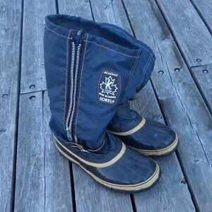 Vintage Sorel Acadian Kaufman Made in Canada SOM 01 Zip Up Boots